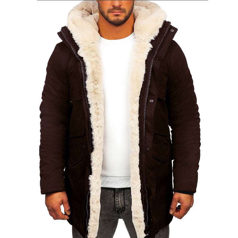 Fur Integrated Hooded Jacket