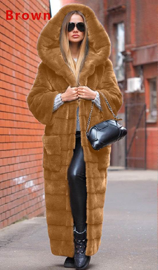 Faux Fur Hooded