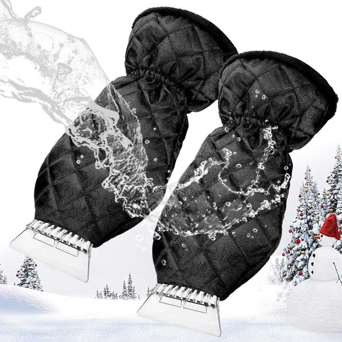Ice scraping gloves