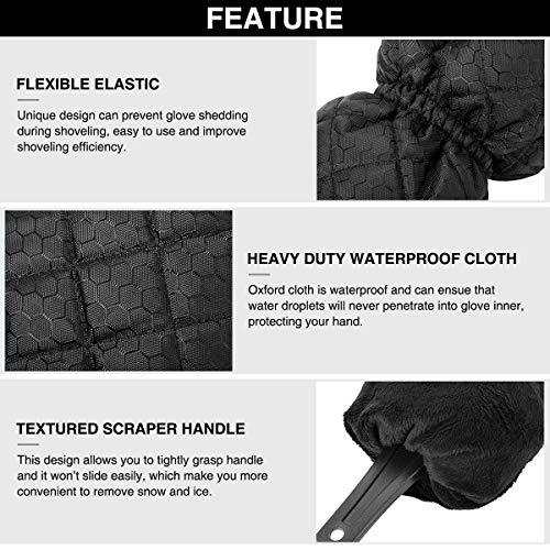 Ice scraping gloves