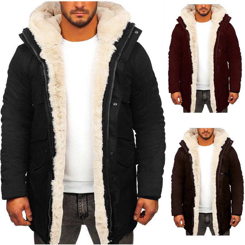 Fur Integrated Hooded Jacket