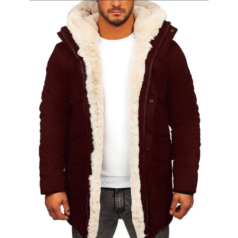 Fur Integrated Hooded Jacket