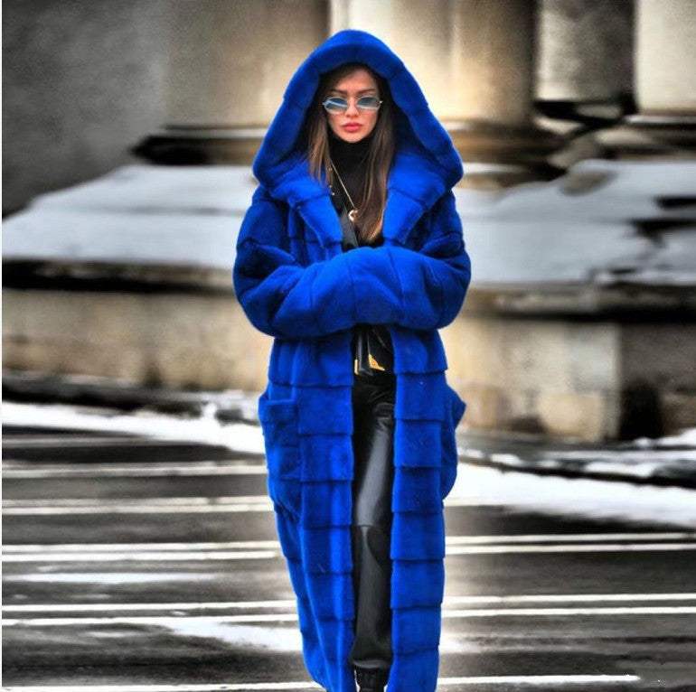 Faux Fur Hooded