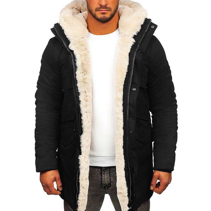 Fur Integrated Hooded Jacket