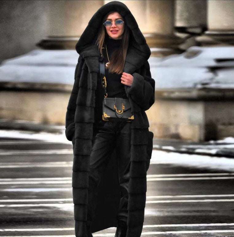 Faux Fur Hooded